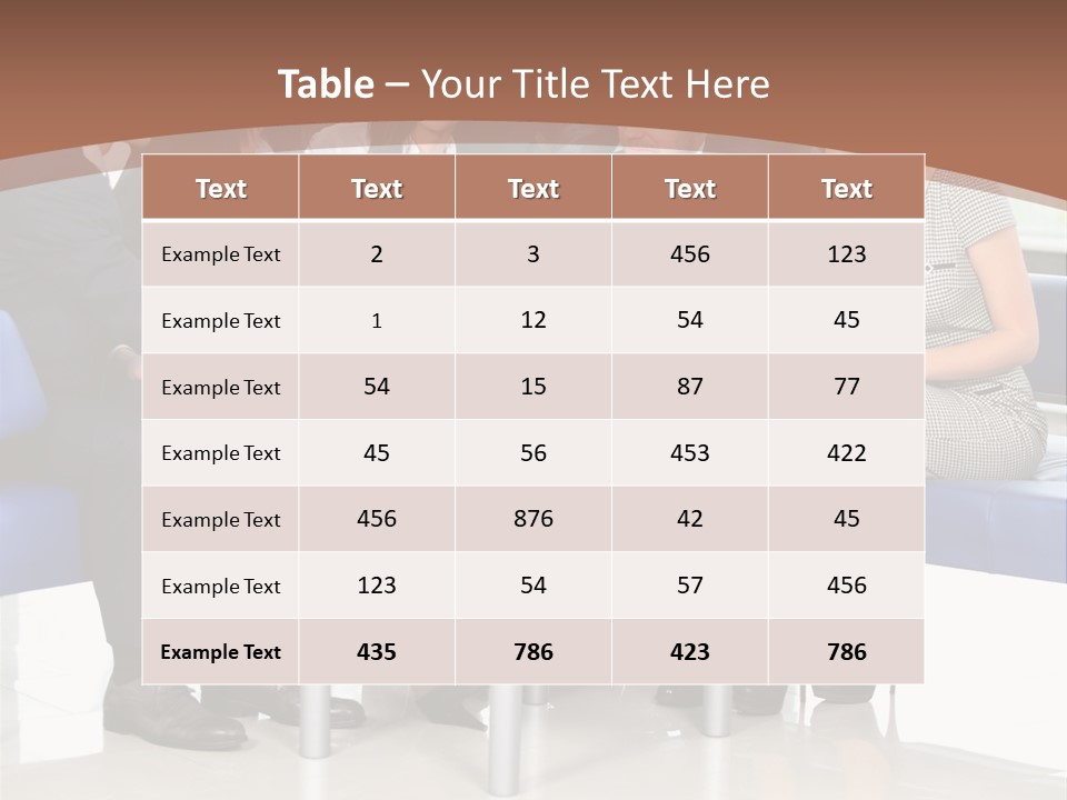 Presenting Businessman Colleagues PowerPoint Template