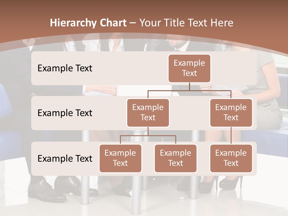Presenting Businessman Colleagues PowerPoint Template