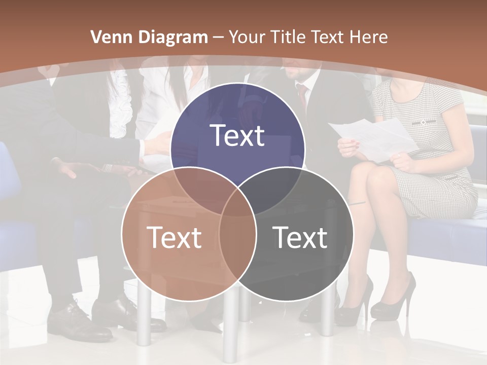 Presenting Businessman Colleagues PowerPoint Template