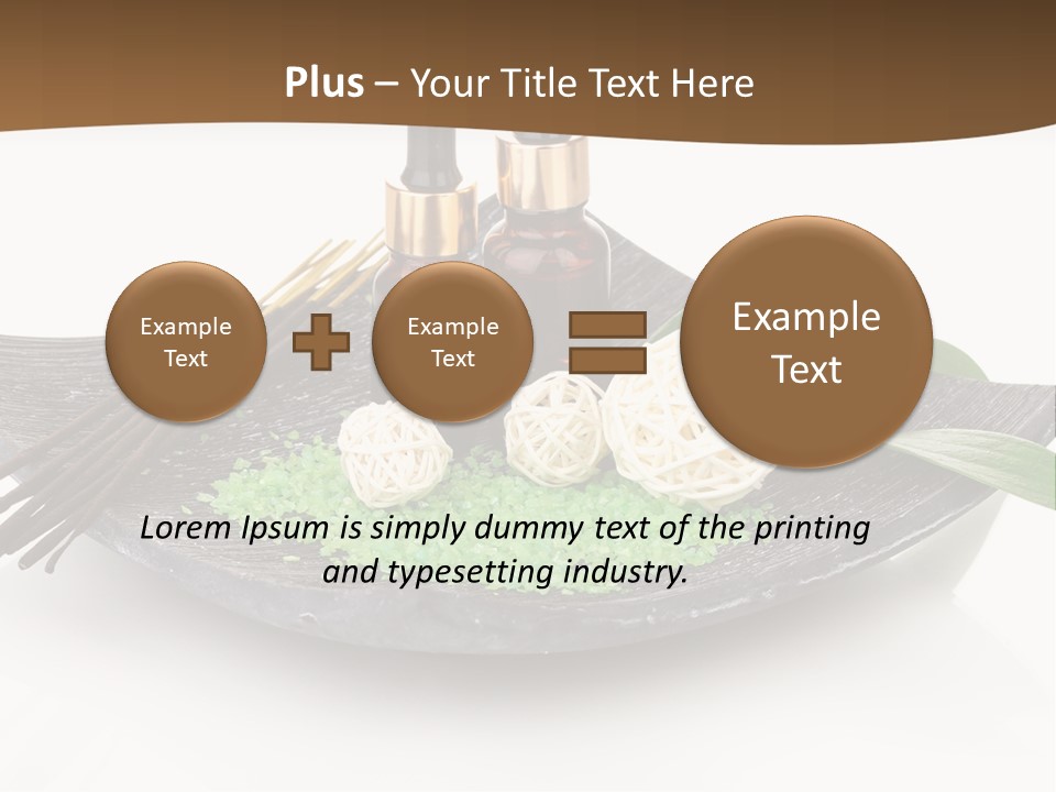 Smell Herbal Setting PowerPoint Template