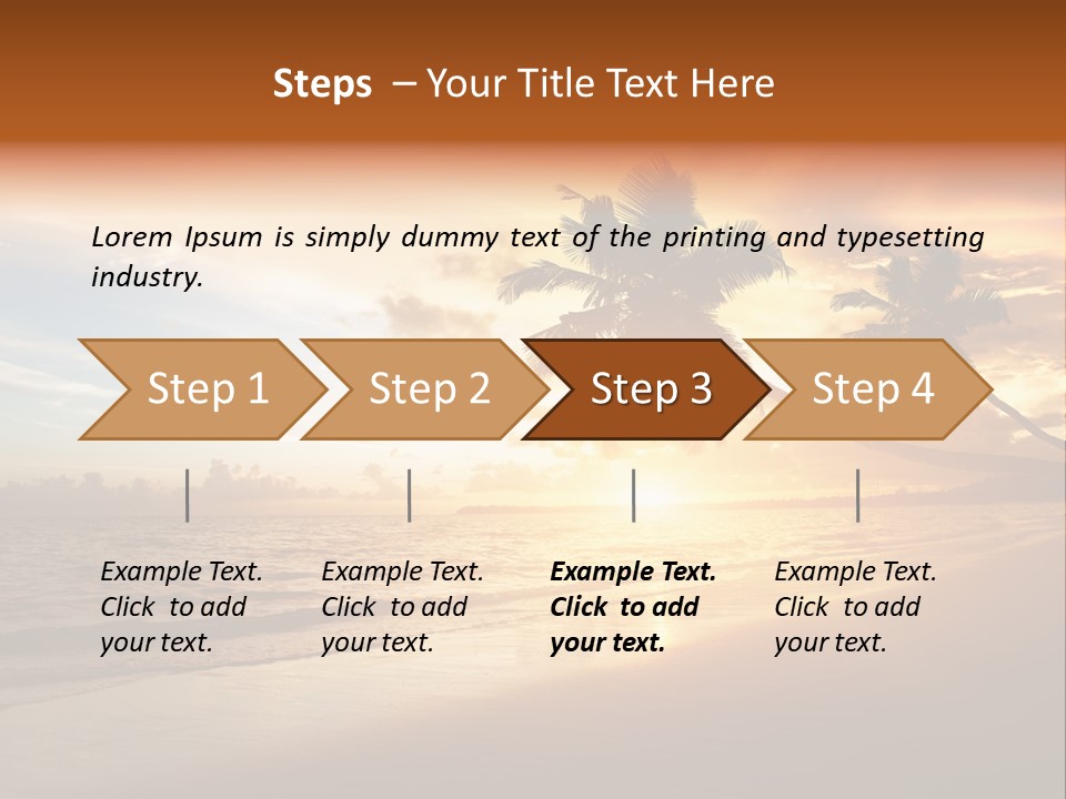 Bay Tropic Calm PowerPoint Template