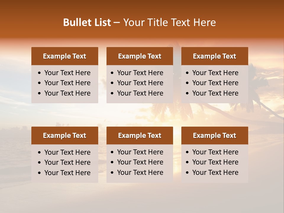 Bay Tropic Calm PowerPoint Template