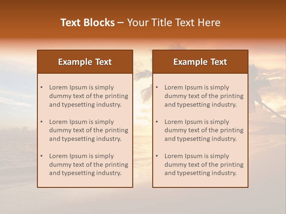 Bay Tropic Calm PowerPoint Template