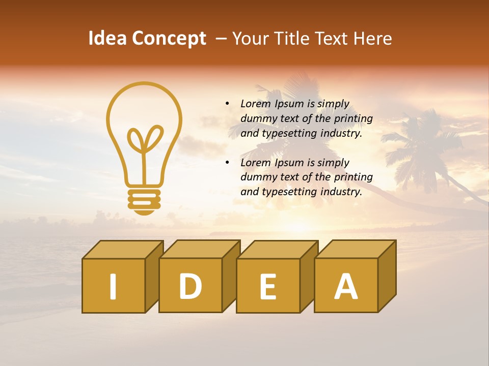 Bay Tropic Calm PowerPoint Template