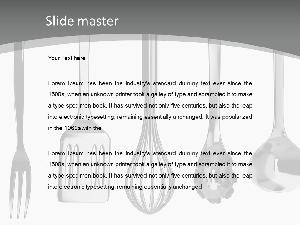 Work Kitchen Hanging PowerPoint Template