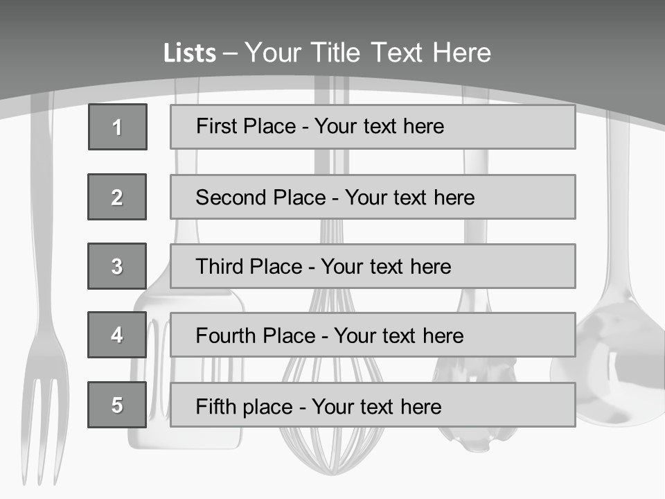 Work Kitchen Hanging PowerPoint Template