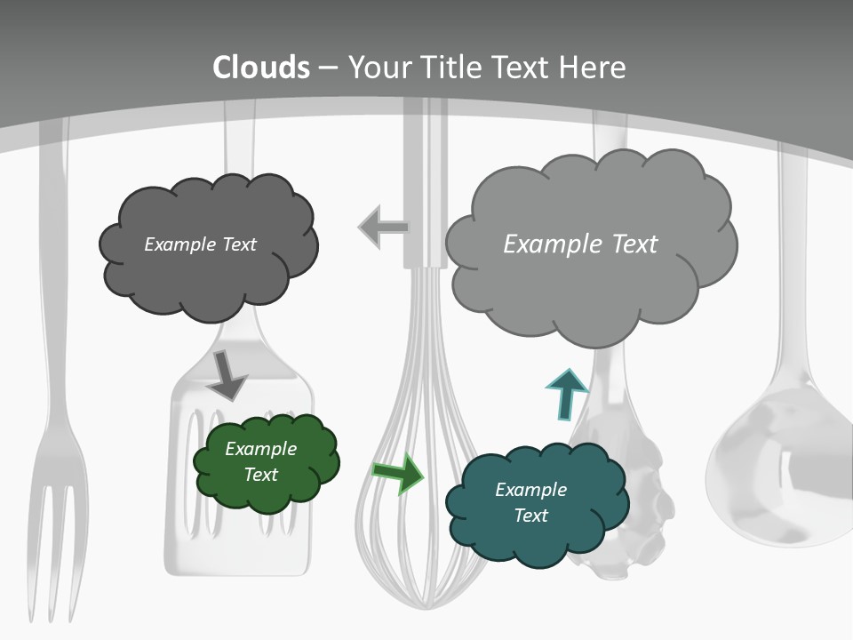 Work Kitchen Hanging PowerPoint Template