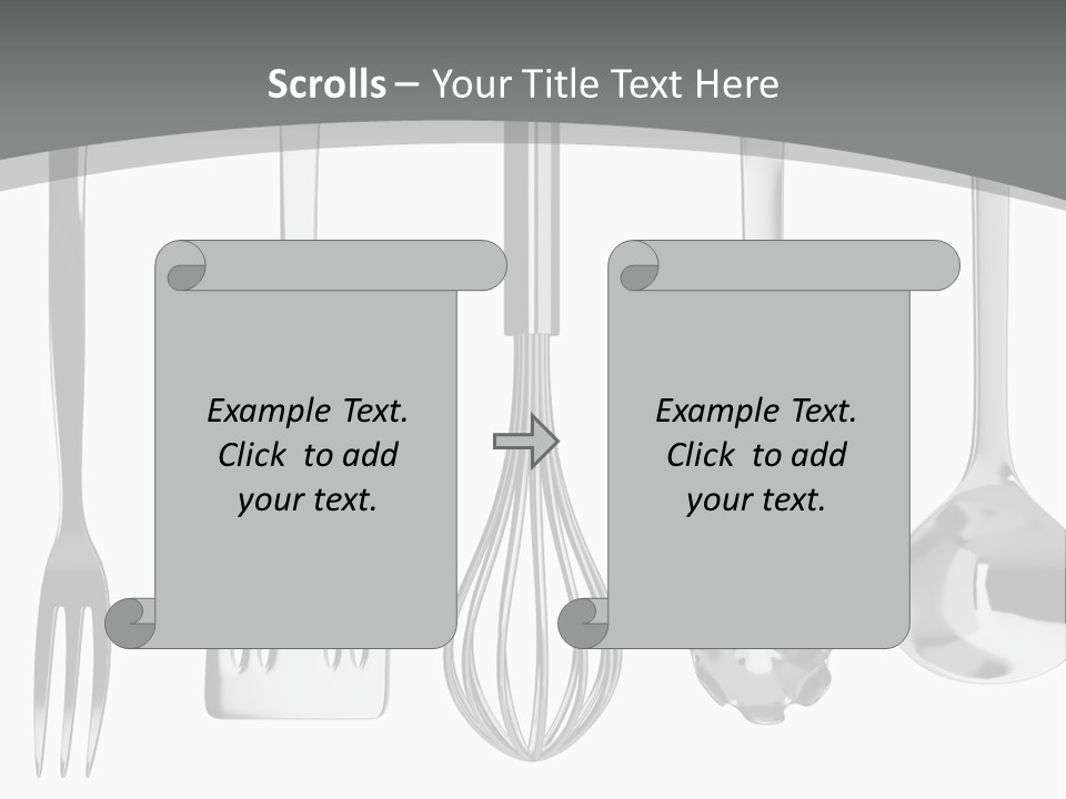 Work Kitchen Hanging PowerPoint Template