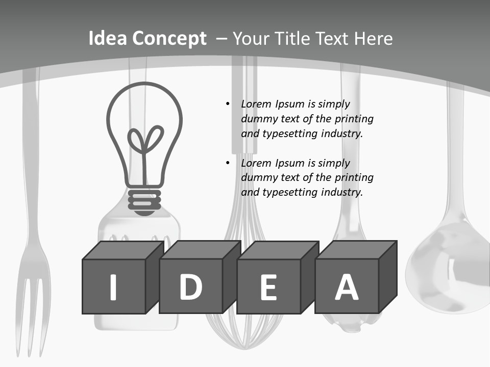 Work Kitchen Hanging PowerPoint Template