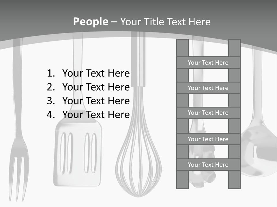 Work Kitchen Hanging PowerPoint Template