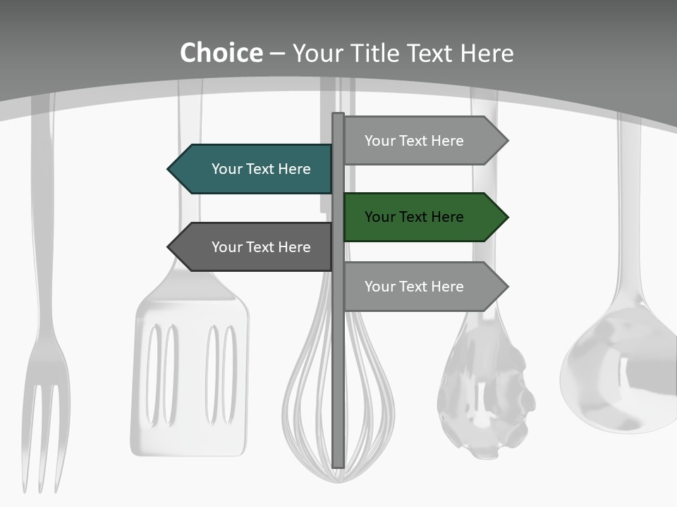 Work Kitchen Hanging PowerPoint Template