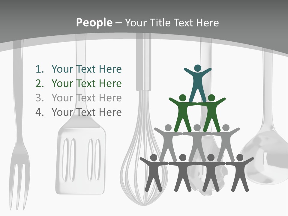 Work Kitchen Hanging PowerPoint Template