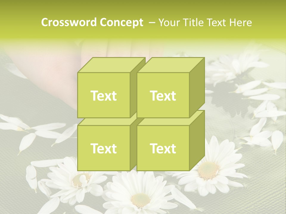 Woman Treatment Finger PowerPoint Template