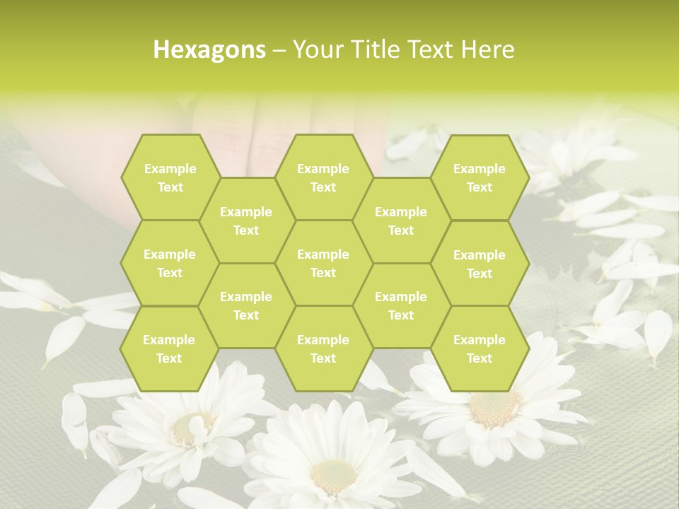 Woman Treatment Finger PowerPoint Template