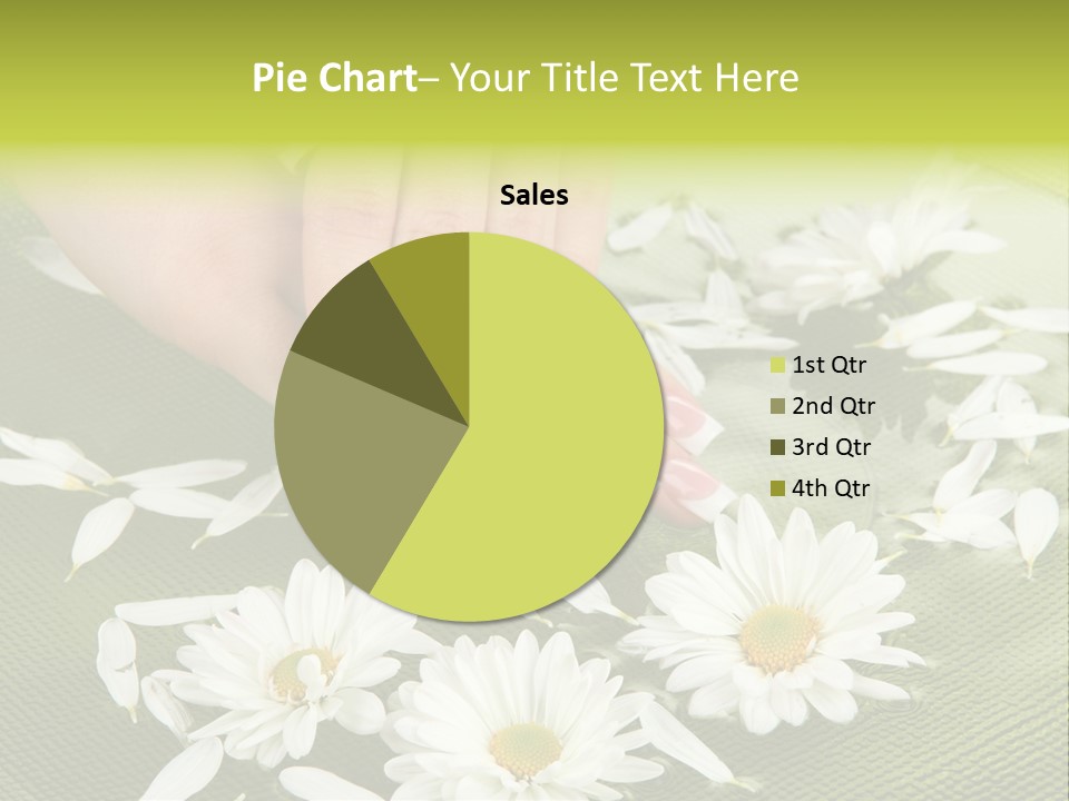 Woman Treatment Finger PowerPoint Template