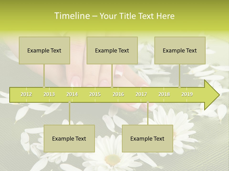 Woman Treatment Finger PowerPoint Template