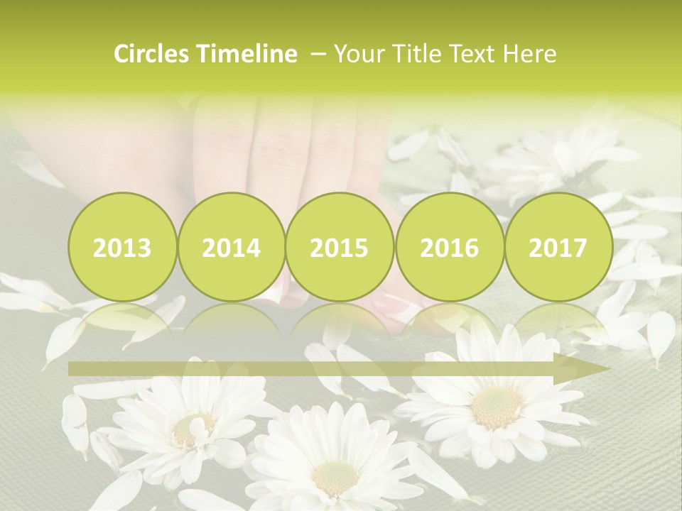 Woman Treatment Finger PowerPoint Template