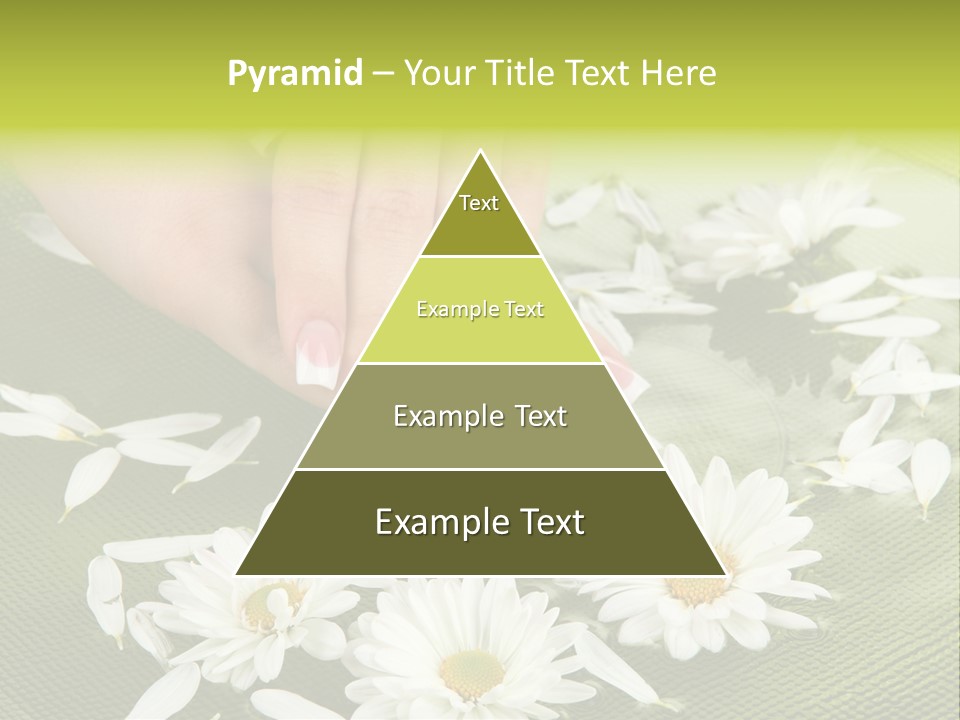 Woman Treatment Finger PowerPoint Template