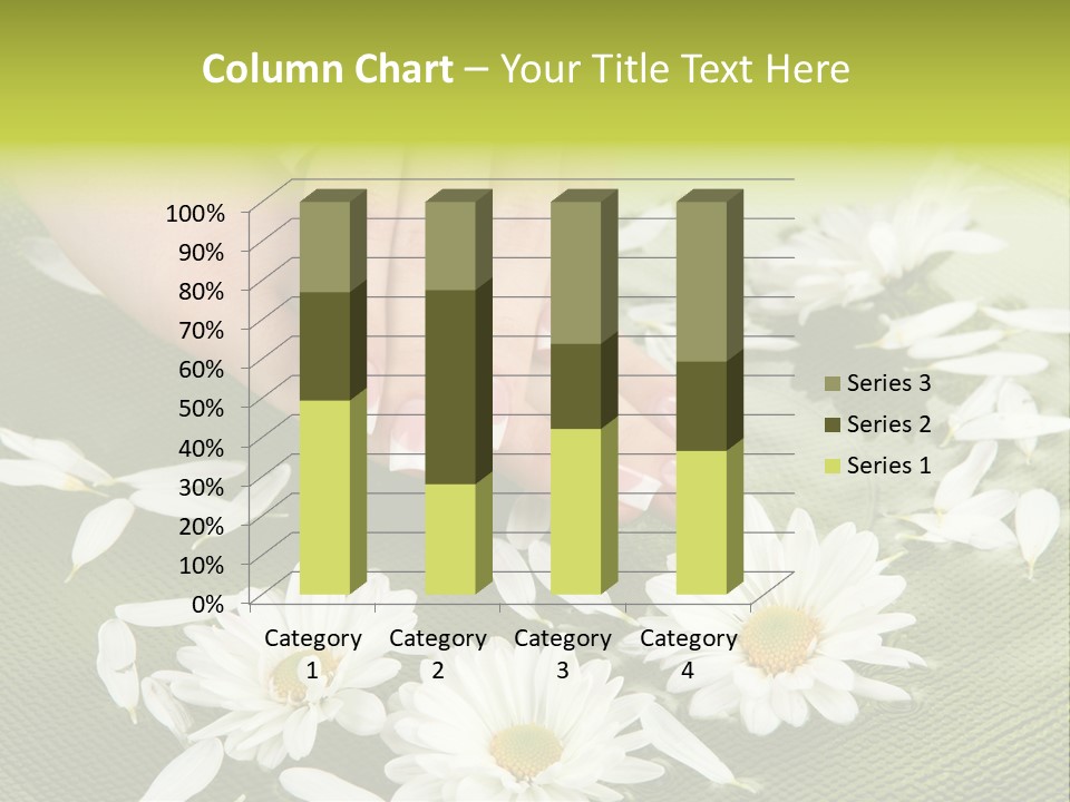 Woman Treatment Finger PowerPoint Template