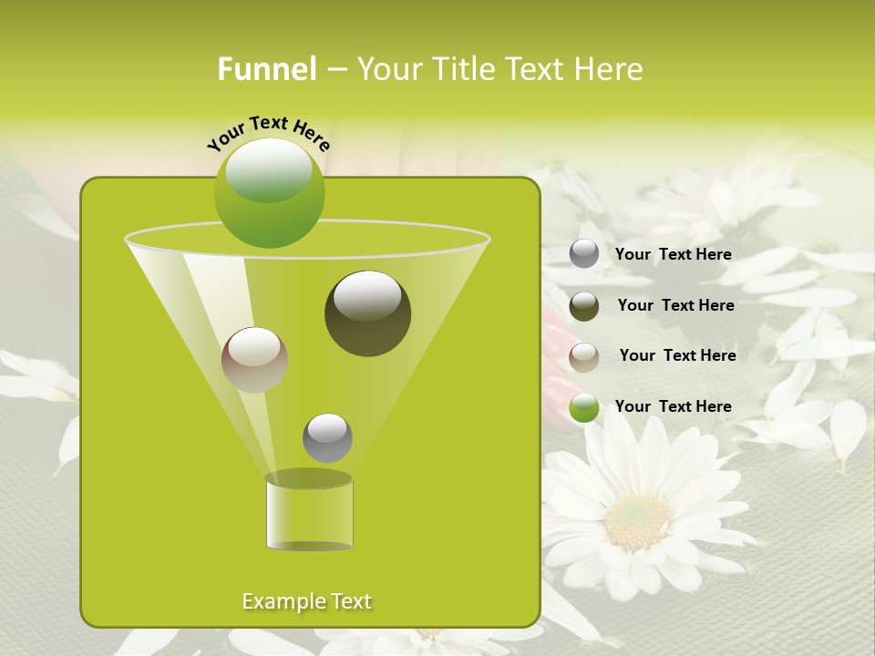 Woman Treatment Finger PowerPoint Template