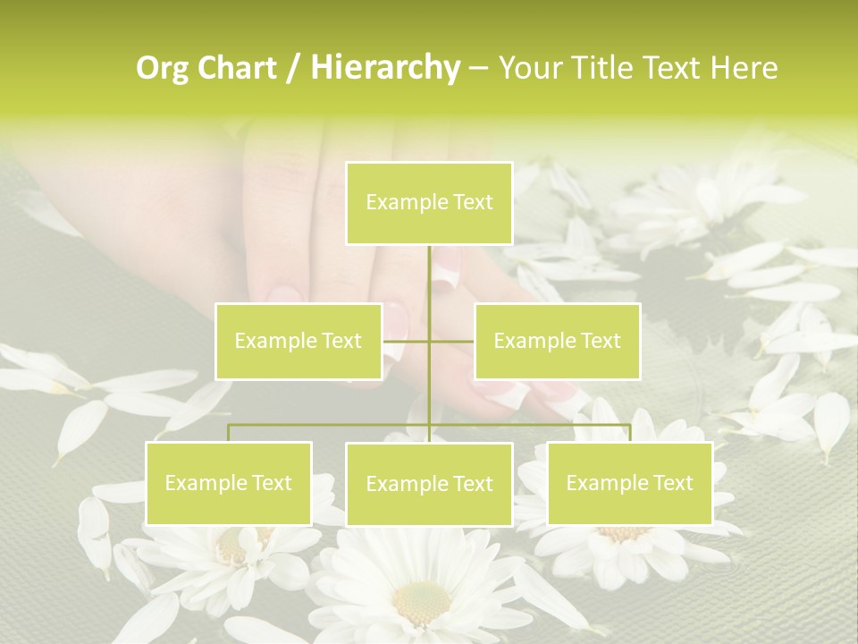 Woman Treatment Finger PowerPoint Template