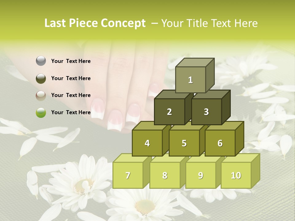 Woman Treatment Finger PowerPoint Template