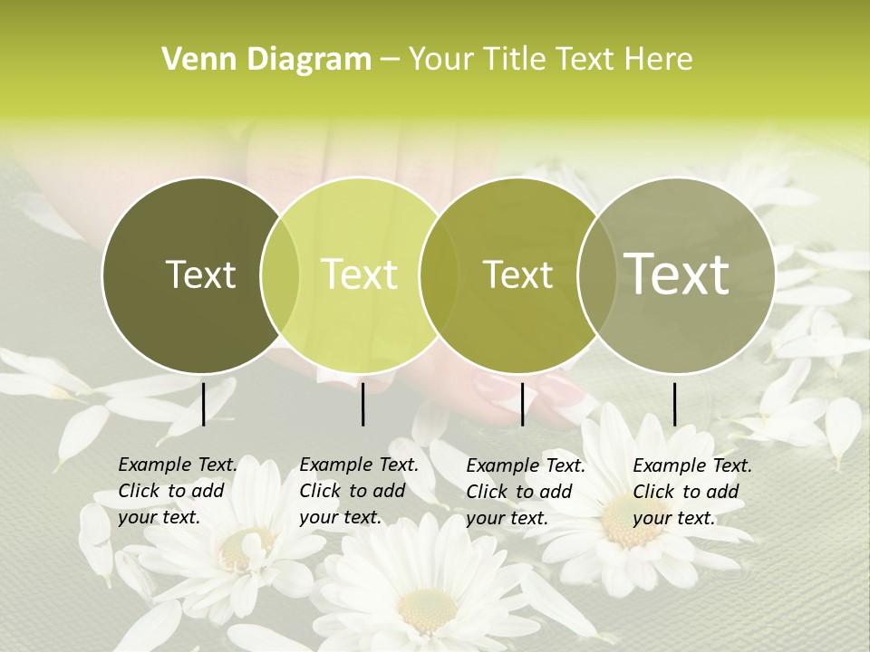 Woman Treatment Finger PowerPoint Template