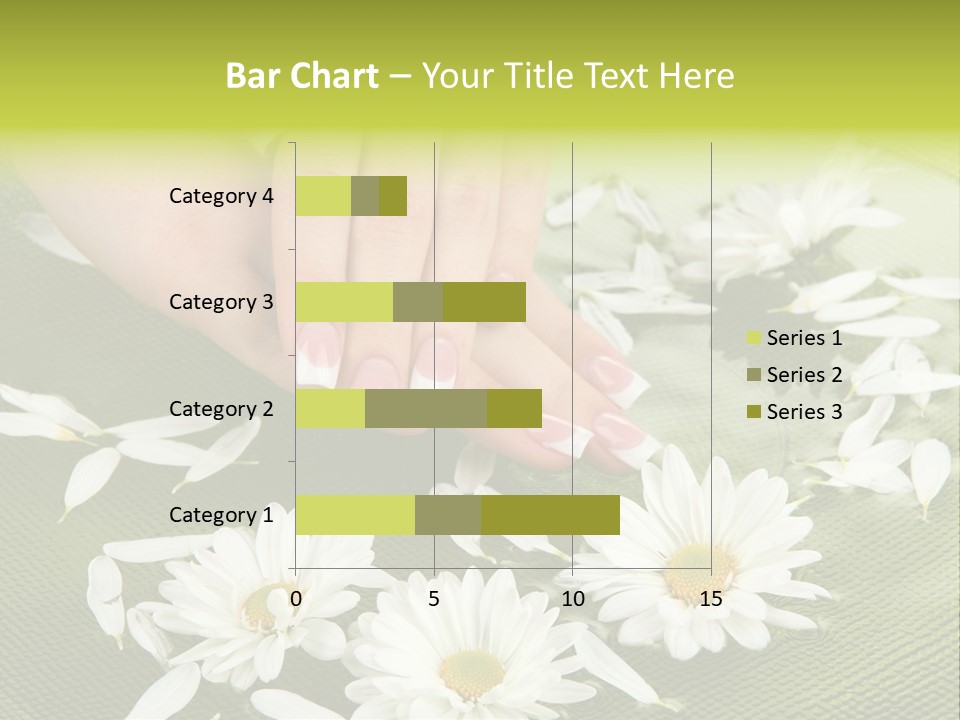 Woman Treatment Finger PowerPoint Template