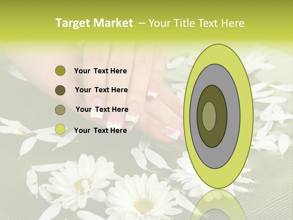 Woman Treatment Finger PowerPoint Template