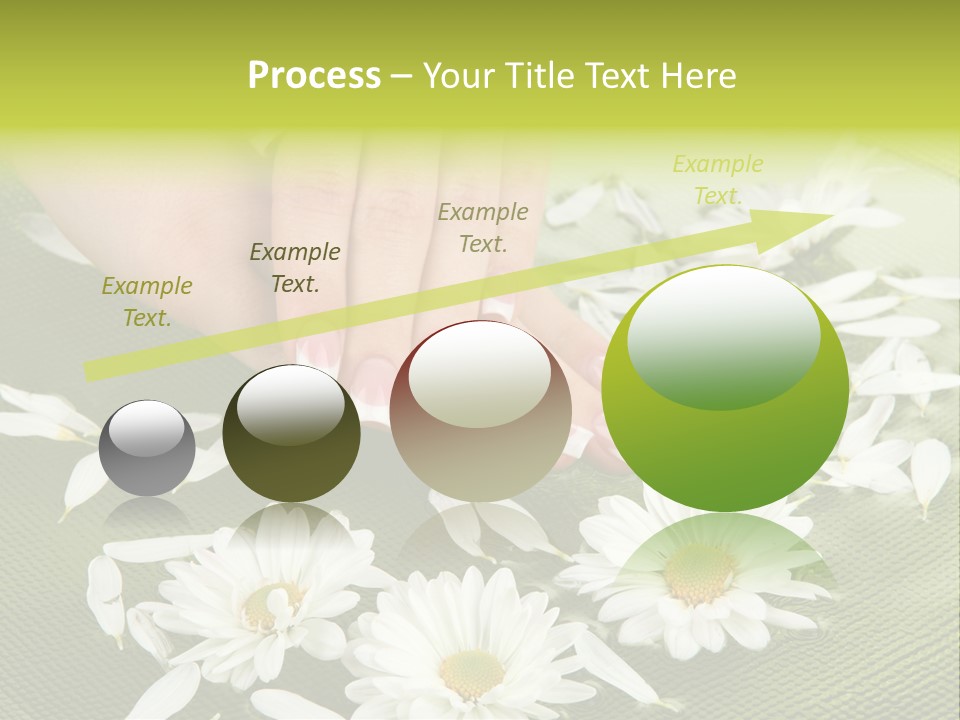 Woman Treatment Finger PowerPoint Template
