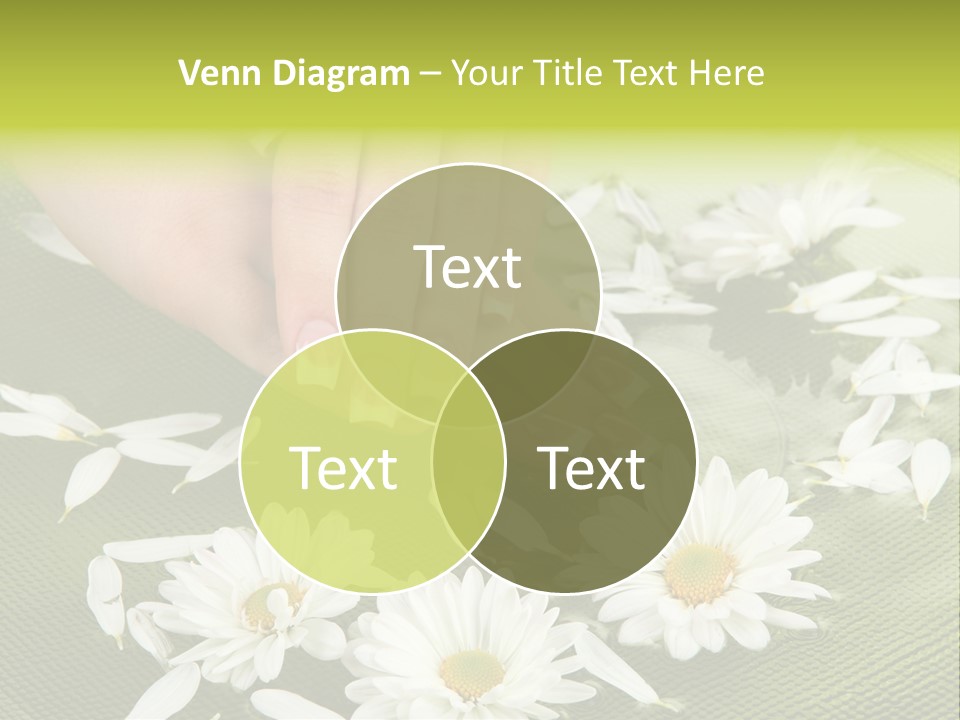 Woman Treatment Finger PowerPoint Template