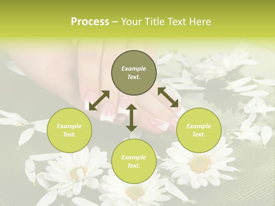 Woman Treatment Finger PowerPoint Template