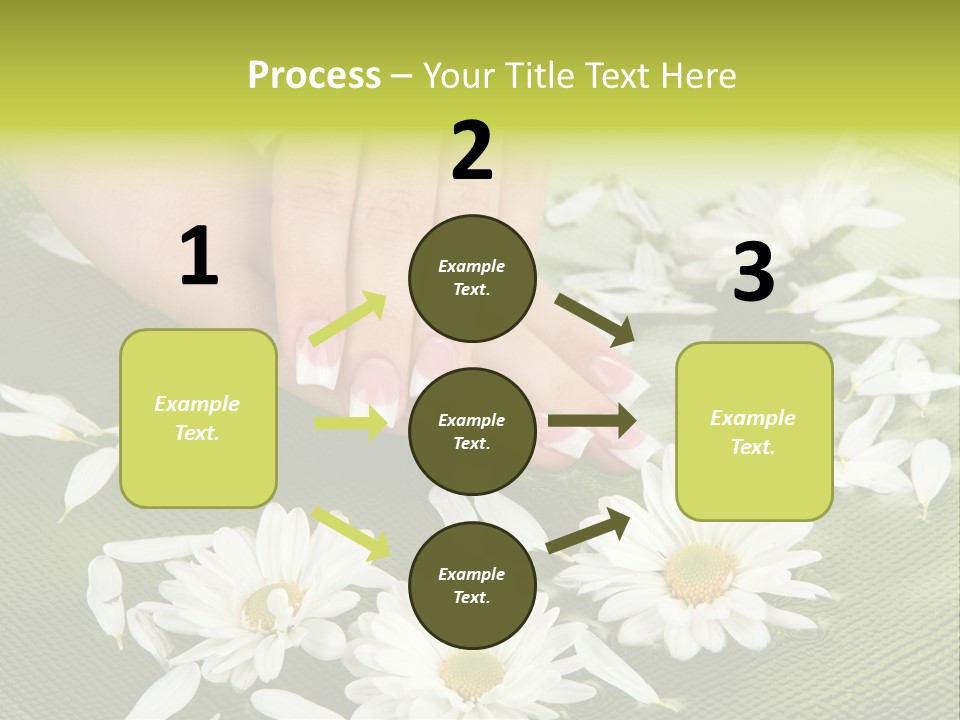 Woman Treatment Finger PowerPoint Template