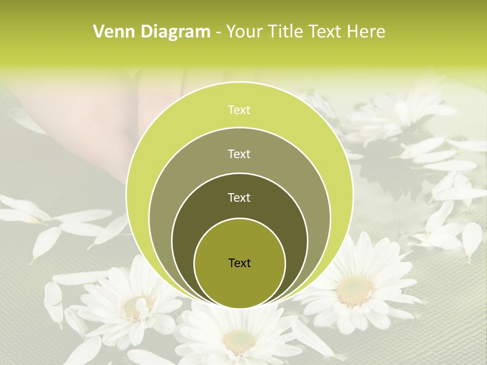 Woman Treatment Finger PowerPoint Template