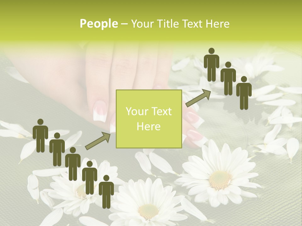 Woman Treatment Finger PowerPoint Template