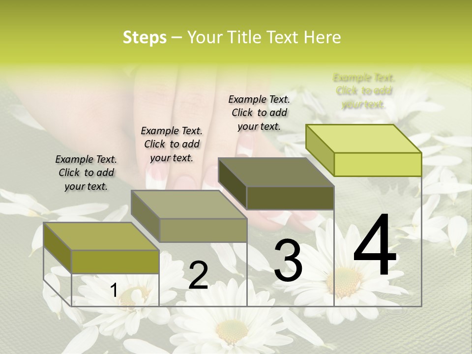 Woman Treatment Finger PowerPoint Template