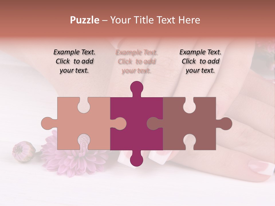 Young Therapy Flower PowerPoint Template