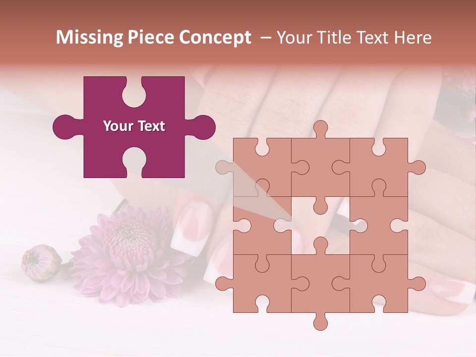 Young Therapy Flower PowerPoint Template