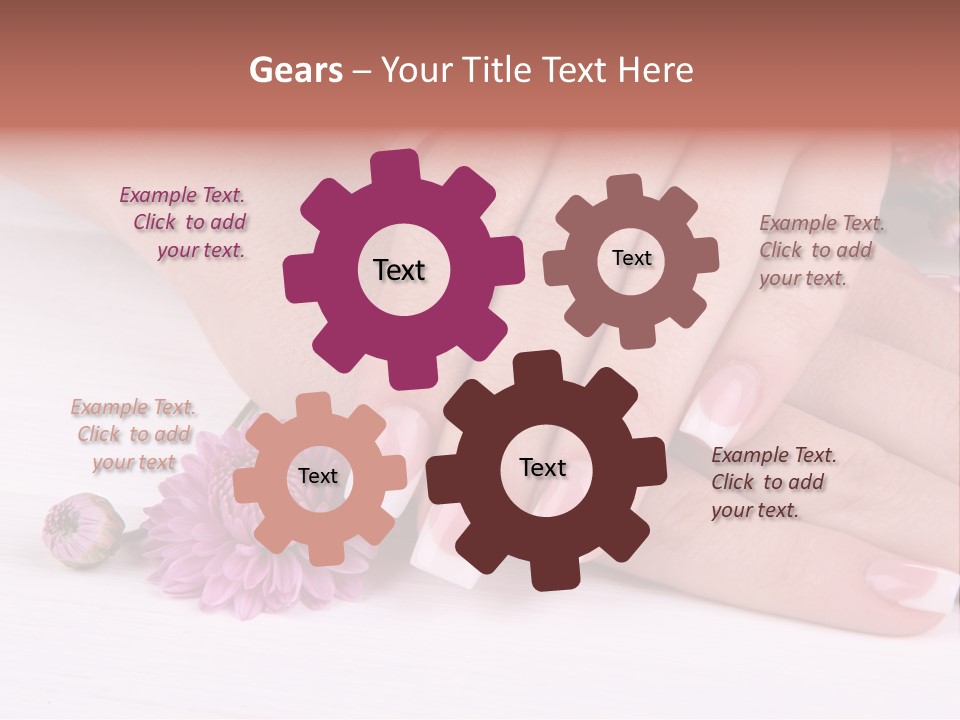 Young Therapy Flower PowerPoint Template