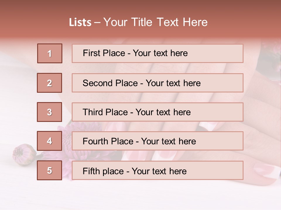 Young Therapy Flower PowerPoint Template
