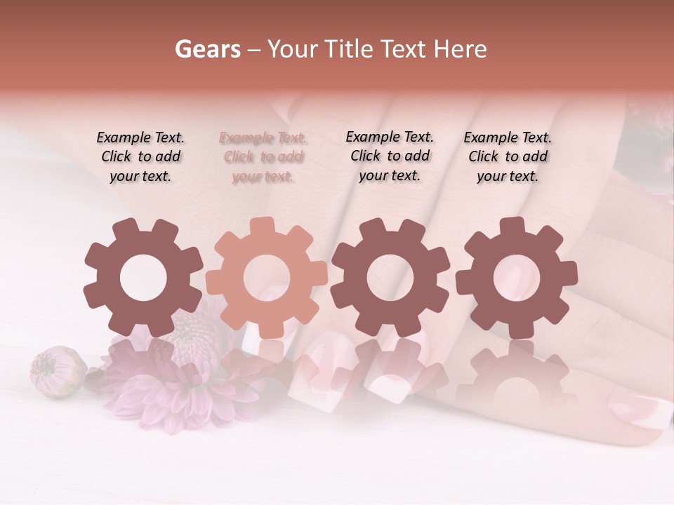 Young Therapy Flower PowerPoint Template