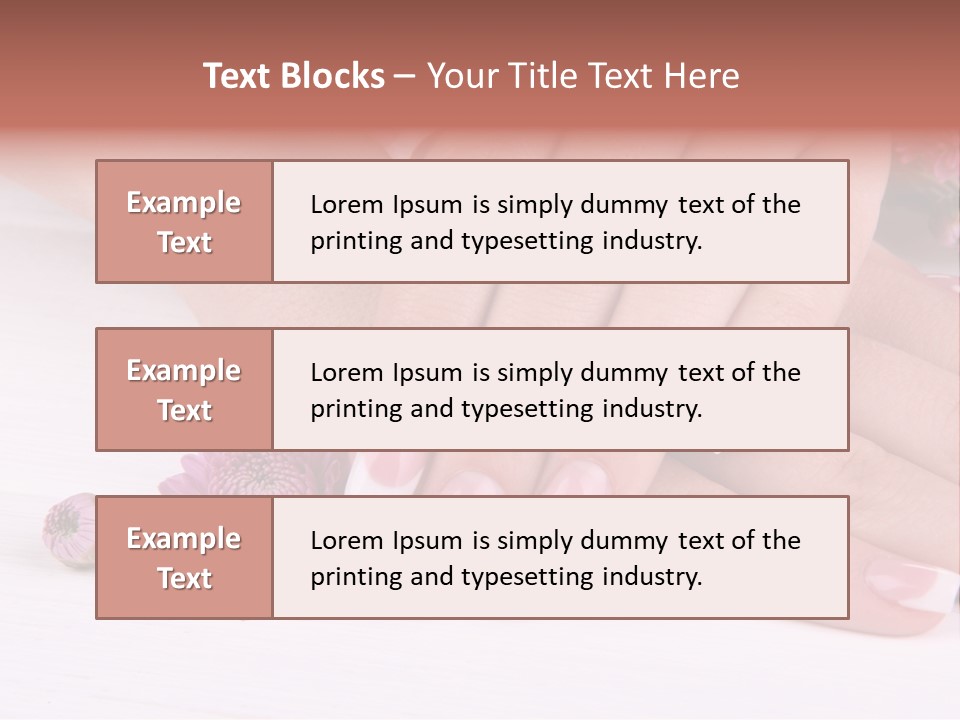 Young Therapy Flower PowerPoint Template