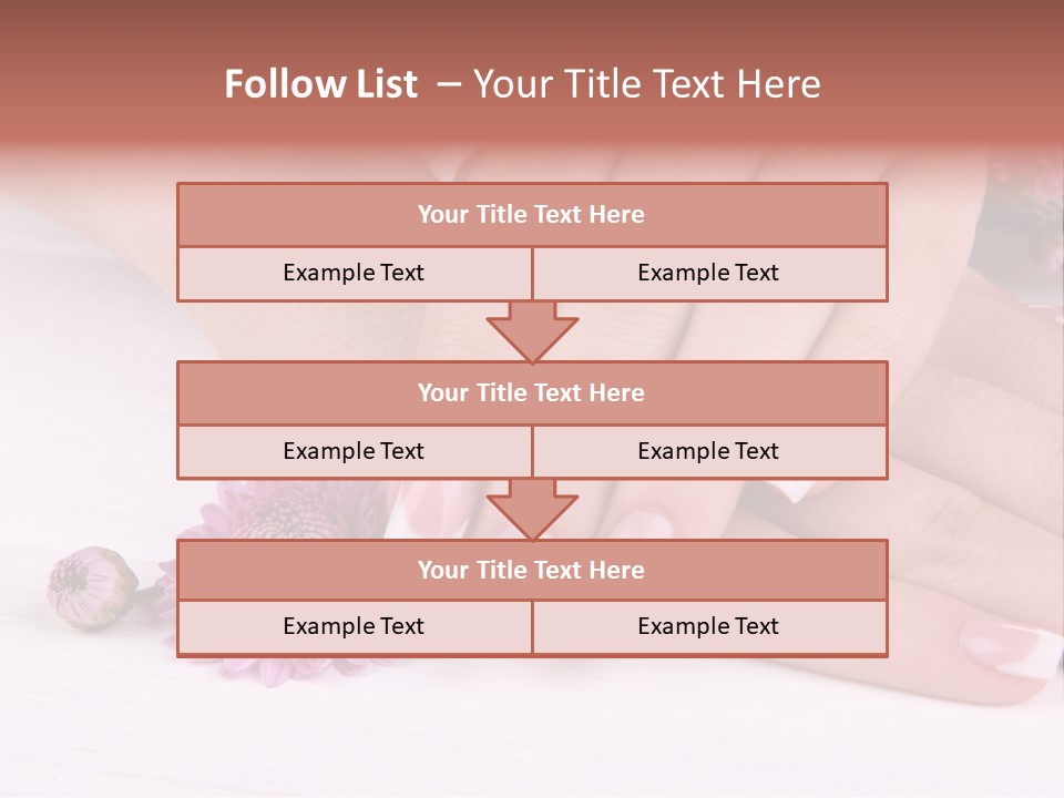 Young Therapy Flower PowerPoint Template