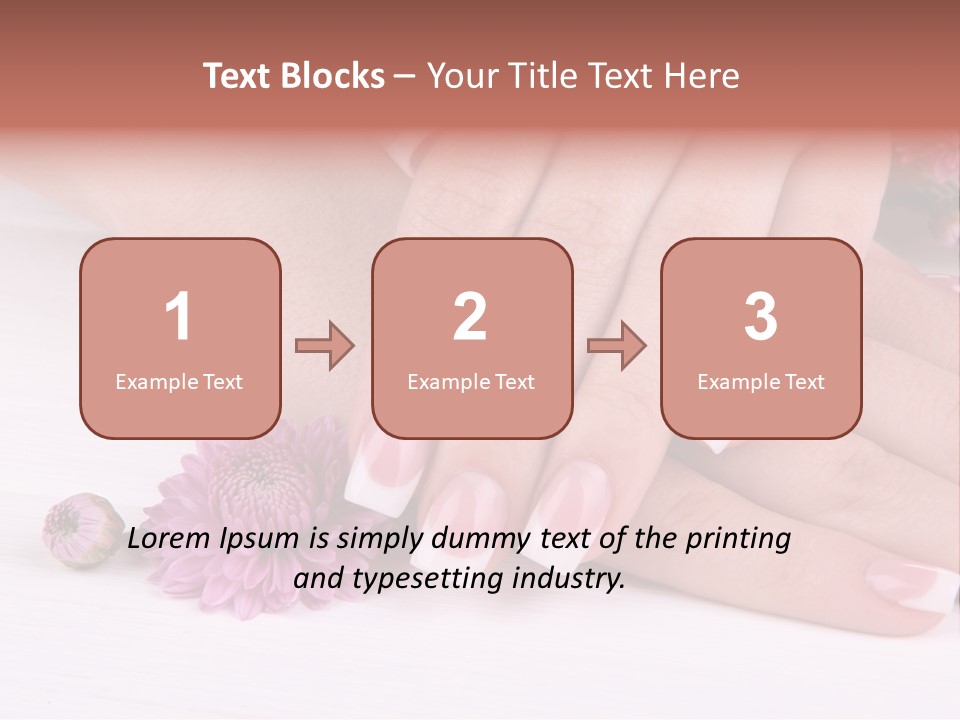 Young Therapy Flower PowerPoint Template