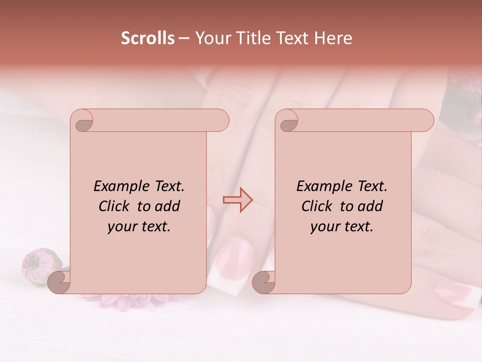 Young Therapy Flower PowerPoint Template