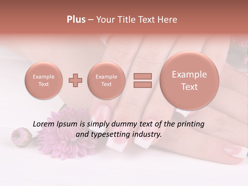 Young Therapy Flower PowerPoint Template