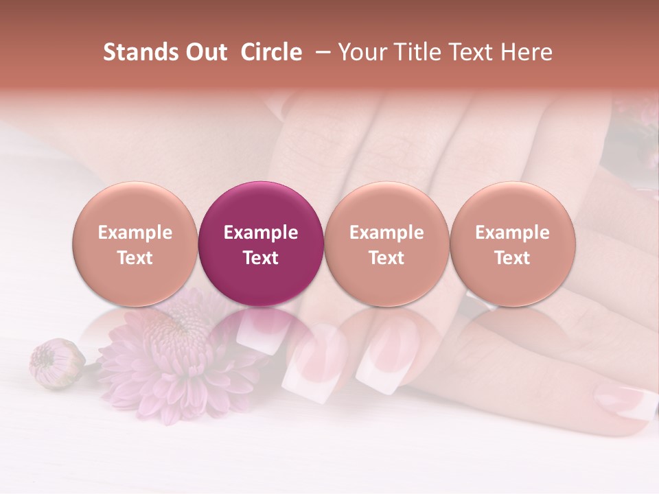 Young Therapy Flower PowerPoint Template