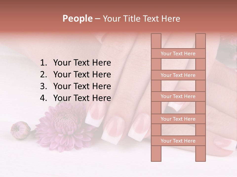 Young Therapy Flower PowerPoint Template