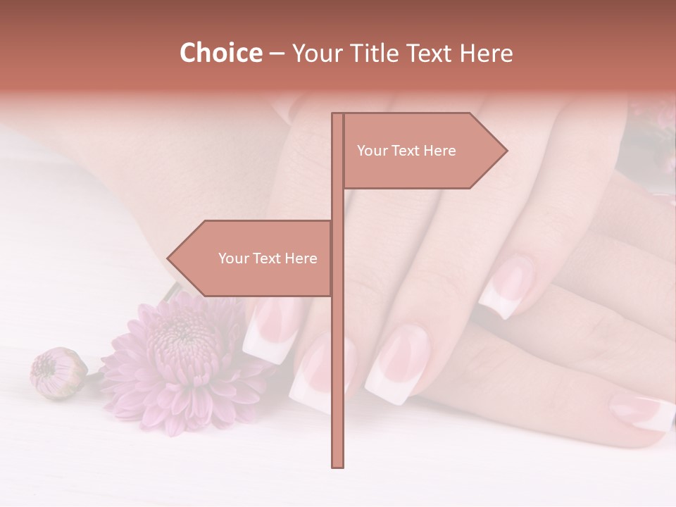 Young Therapy Flower PowerPoint Template