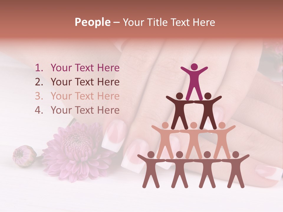 Young Therapy Flower PowerPoint Template